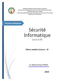 pdf sécurité informatique