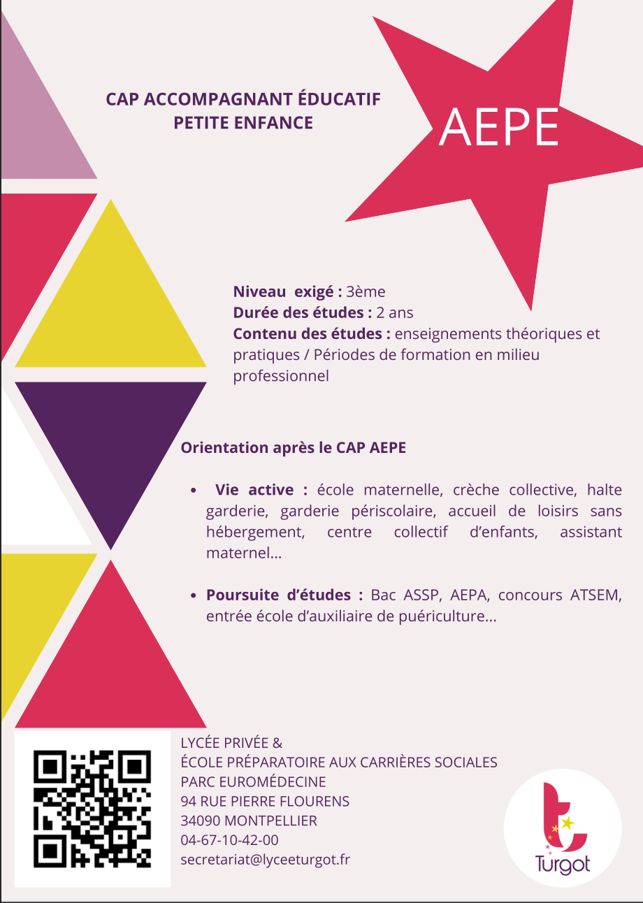 lycée professionnel pour cap petite enfance